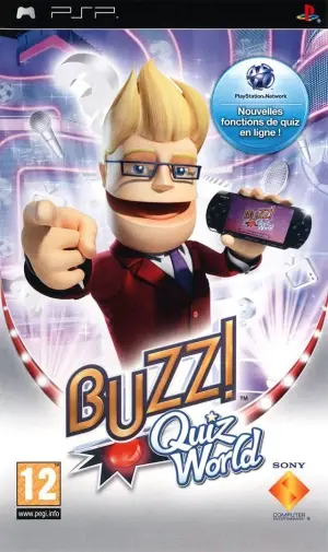 Jaquette buzz quiz world playstation portable psp cover avant g