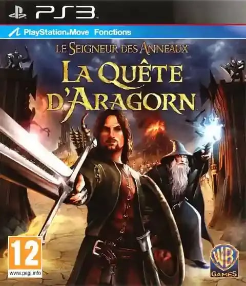 Jaquette le seigneur des anneaux la quete d aragorn playstation 3 ps3 cover avant g