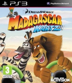 Jaquette madagascar kartz playstation 3 ps3 cover avant g