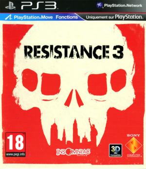 Jaquette resistance 3 playstation 3 ps3 cover avant g 1315318713
