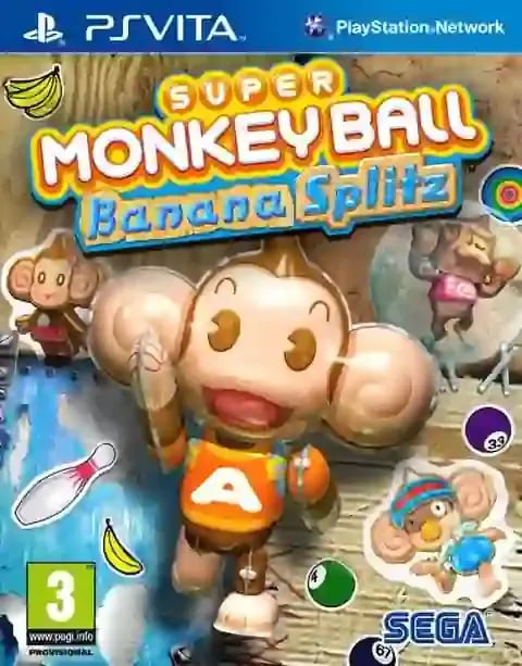 Jaquette super monkey ball banana splitz playstation vita cover avant g 1332343006